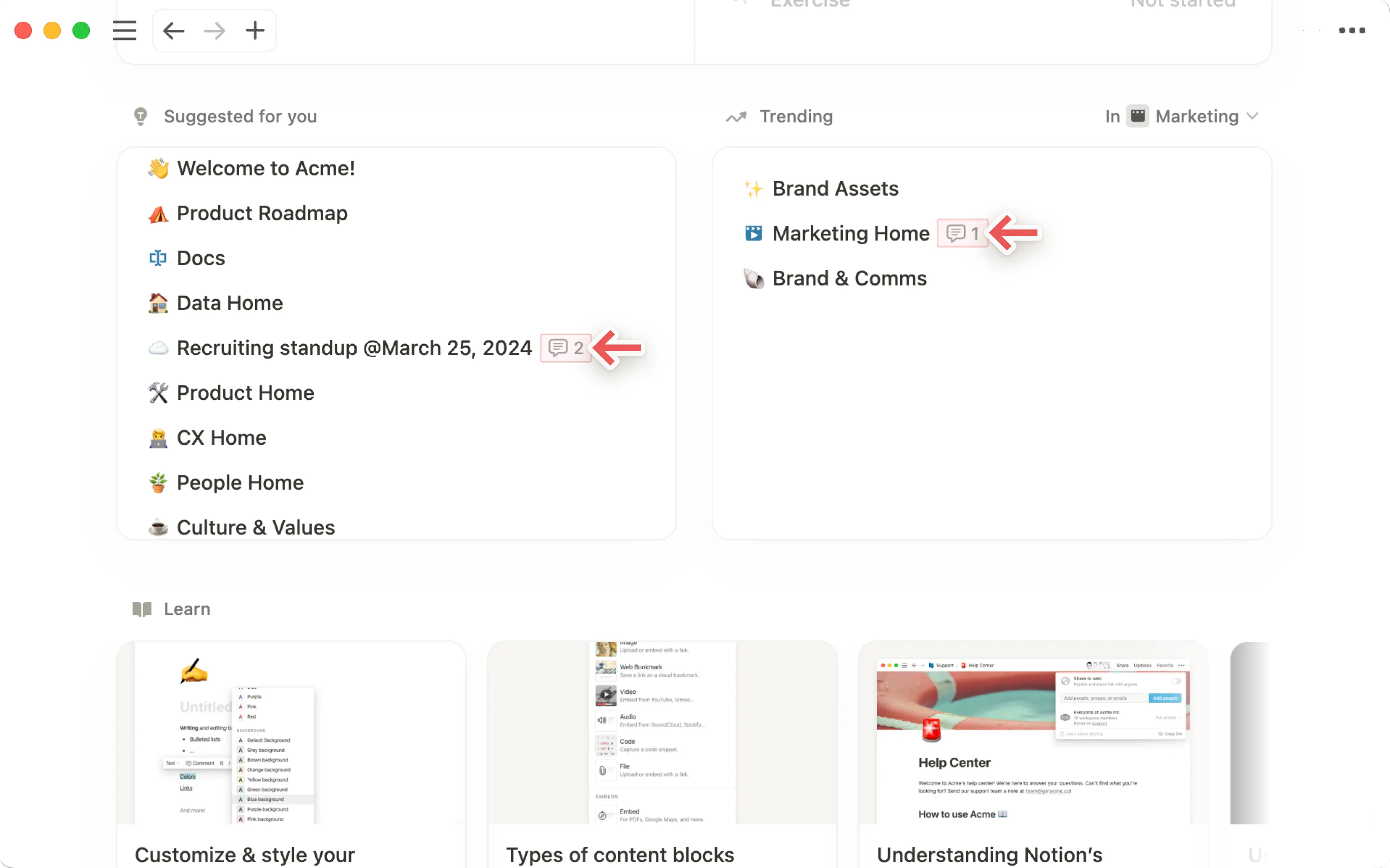 Comentários – Comentário na base de dados