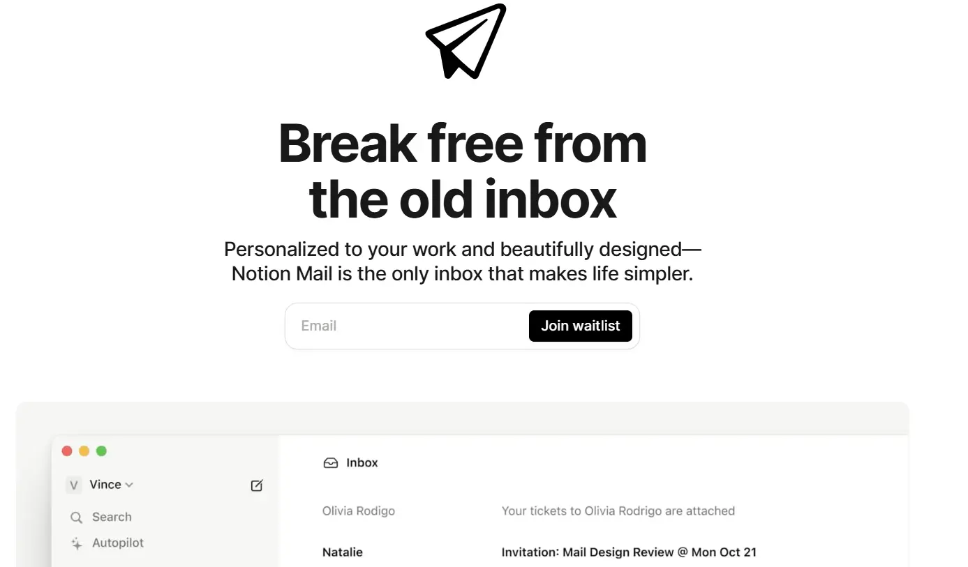 Notion Mail