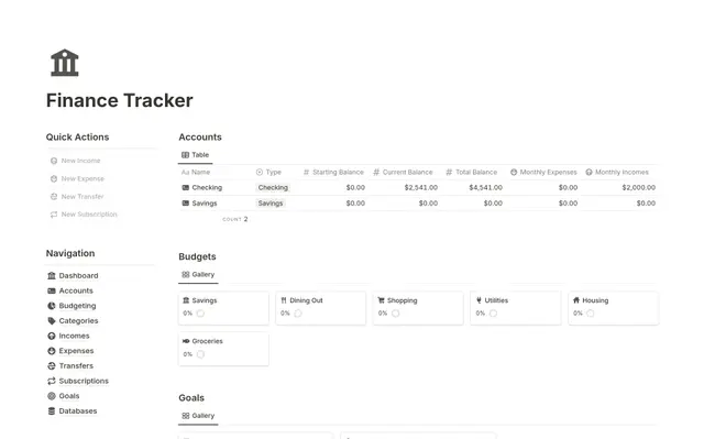 Ultimate Finance Tracker