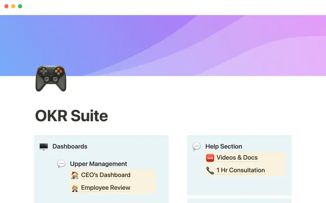 OKR suite