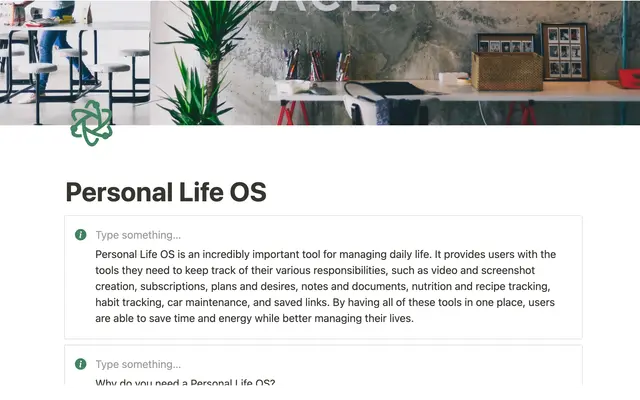 Personal Life OS